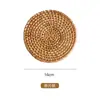 Alfombrilla de mesa de ratán tejida a mano Lifan, posavasos para taza de té, alfombrilla aislante del calor, posavasos para cuenco, posavasos para tetera, alfombrilla de mesa, ceremonia del té, soporte para alfombrilla de té