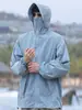 Ropa con protección solar UPF50 para hombres y mujeres, ropa fina resistente a los rayos UV para montañismo, actividades al aire libre, de secado rápido, transpirable, ropa con protección solar