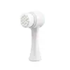 Cepillo facial de silicona 3D al por mayor, cepillo de limpieza manual, limpiador facial, cepillo de limpieza de vello suave, cepillo de masaje de doble cara.