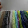 Piel de Zorro Artificial Imitación de Piel de Zorro Punta Teñida Piel Suave Cuello de Zorro Ropa Cuello de Suéter Tela de Felpa