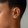Exquisitos Aretes de Zircón Traje de Mujer Lujo Ligero Diseño de Doble Uso Aretes 2024 Nuevas Explosiones Aretes Simples