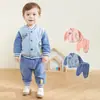 Conjunto de Ropa de Béisbol para Bebé de Dudu, Conjunto Deportivo de Dos Piezas para Niños de Otoño, Ropa para Niños y Niñas, Ropa Moderna Estilo Universitario