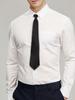 Gravata Brilhante Preta Masculina e Feminina Moda Gravata de Negócios Gravata sem Zíper Gravata Combinando com Camisa Terno