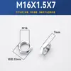 Tuercas Hexagonales para Iluminación al por Mayor, Tuercas de Rosca Fina, Tuercas Delgadas de Borde Pequeño, Tuercas Planas para Emparejar con Tubos Dentados, Tuercas Hexagonales Engrosadas
