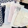 9360 hermosa colisión juventud costura cintura ropa interior de mujer clase a algodón algodón entrepierna extendida pantalón completo 10A niñas BM