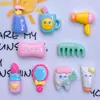 Accesorios de resina artículos de uso diario lápiz labial peine pasta de dientes espejo secador de pelo crema gel cuerda para el pelo DIY pasador parche