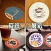 Posavasos desechables con logo personalizado para bares de cócteles, tapetes de papel antideslizantes, tarjetas de café, tapetes absorbentes antideslizantes para pubs