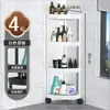 Estantes de almacenamiento para baño, incluyendo estantes de esquina, estantes de cocina sin taladro y estantes de almacenamiento de múltiples capas