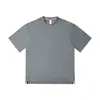Cuello Redondo Manga Corta Algodón Ropa de Trabajo de Empresa Camisas Culturales Uniformes de Clase Uniformes de Grupo Camisetas Logo Personalizado Corte Holgado Personalización