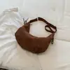 Bolsa de Dumplings de Gran Capacidad Estilo Coreano Personalidad 2026 Principios de Otoño Nueva Moda Retro Bolso Cruzado Casual para el Trabajo Bolso de Hombro Único
