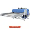 Plancha hidráulica de doble estación semiautomática de gran tamaño para prendas, prensa térmica hidráulica para sublimación, equipo de máquina de impresión de gran formato