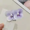Orquídea Phalaenopsis Flor Perla Pasador de Pelo Sesión de Fotos en la Costa Pinza para el Cabello Estilo Vacaciones Pinza de Pico de Pato Lateral Accesorio de Cabello Súper de Hada Tocado para Mujer