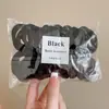 Goma para coleta alta estilo coreano de alta elasticidad, banda negra versátil para el pelo, nueva y elegante cuerda elástica para el pelo 2026