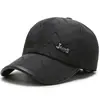 Sombrero de Algodón con Protección para las Orejas para Hombres de Mediana Edad y Mayores, Otoño e Invierno, Forro Polar, Engrosado, Cálido, Cortavientos, Resistente al Frío, Gorra de Pico de Pato, Sombrero del Noreste