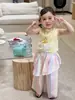 Ropa para Niños Zhe Li Conjunto para Niñas Chaleco Verano Estilo Delgado 2026 Ropa Infantil Casual Clase a Top para Bebé Pantalones Anti-Mosquitos