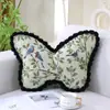 Almofada Criativa e de Alta Qualidade em Formato de Borboleta, Almofada para Encosto, Almofada para Cabeceira, Almofada de Sofá, Almofada Lombar, Universal para Todas as Estações, Decorativa, Removível e Lavável