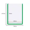 Película de Tarjeta de Dos Capas 3 pulgadas Película Transparente para Tarjeta de Identificación Portatarjetas de PVC Tarjeta Estrella Tarjeta de Ídolo Película Protectora Película para Tarjeta