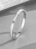 Pulsera de acero de titanio de cuerpo completo sin color estilo INS europeo y americano de lujo ligero extremadamente simple joyería de pulsera de acero inoxidable con nácar transfronteriza