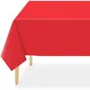 Amazon Transfronterizo Plástico Negro PE Mantel Desechable Mantel Negro Fiesta Barbacoa Picnic Cumpleaños