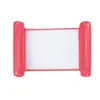 Flotador Hamaca para Piscina Transfronterizo, Cama Flotante Plegable Rayada, Sillón Lounge Inflable para Agua, Flotador Inflable de PVC de Verano