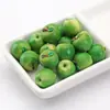 Manzana Pequeña Simulada Mini Estéreo Fruta Miniatura Comida Juguete Adornos Hechos a Mano Material DIY Adornos Joyería Pequeños Accesorios
