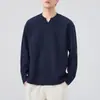 2026 Otoño Invierno Nuevo Sudadera con Capucha para Hombre Cuello en V Pequeño Estilo Hong Kong Marca de Moda Holgada Cómoda Manga Larga Americana High Street Superior para Hombre
