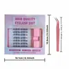 Set de Pestañas Postizas Transfronterizo, Gran Capacidad, Pestañas Postizas de Girasol de Doble Punta, Realistas y Personalizables para Realzar Naturalmente los Ojos
