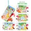 Amazon Libro de Tela para Bebé Papel Sonoro No se Puede Rasgar Libro de Tela en Inglés Educación Temprana Cognición Infantil Se Puede Morder Libro de Palma