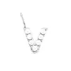 EManco accesorios de joyería de letras pulsera collar personalidad nicho sentido del diseño joyería de perlas de imitación accesorios diy