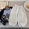 Pantalones Casuales para Niños Bangcheng 2026 Otoño Nuevo Pantalones Jogger con Estampado de Letras Pantalones de Chándal con Bordado de Letras para Niños H0087