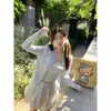 Cárdigan Ligero Ropa de Abrigo 2025 Nuevo Verano Delgado Chaqueta Protectora del Sol para Mujer, Camisa Top Amarilla para Aire Acondicionado