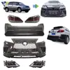 Adequado para modelos Lexus RX 2009-2015, atualizado para o modelo 2023 com kit completo de carroceria, faróis e lanternas traseiras