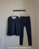 Traje Térmico de Cachemira y Seda para Hombre Doble Capa Calefactora Acolchado de Terciopelo Cómodo Transpirable Traje Interior Térmico Base