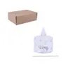 Lámpara de Velas Electrónicas de Cristal Atmósfera Ambiente Propuesta Confesión en Interiores Escena Romántica Decoración Velas de Bendición de Cumpleaños para Ofrenda a Buda