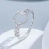 Anillo de plata de ley maciza S925, base hueca de fondo plano de 9 mm, estilo de lujo ligero para transmisión en vivo DIY de jade ámbar, patrón de espiga de trigo hueco