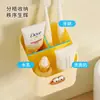 Prateleira de Armazenamento de Pasta de Dente e Pente de Parede Chunzao, Prateleira de Armazenamento de Parede Sem Furar, Caixa de Armazenamento de Lâmina para Lavatório