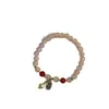 Pulsera de Memoria de Arce Estilo Chino Vintage, Temperamento de Lujo Ligero, Temporada de Arce de Otoño, Regalo de Cumpleaños de Nicho, Joyería al por Mayor