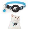 Funda de Cuero para Airtag Collar para Mascotas para Gatos y Perros para Prevenir la Pérdida y Rastrear la Ubicación para Perros Airtag