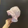 Sombrero de Bebé Verano Delgado Encaje Sombrero de Encaje Niña Bebé Lindo Sombrero de Corte Sombrero para Cien Días de Recién Nacido Sombrero de Princesa