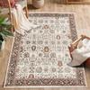 Alfombra de cachemira plegable transfronteriza, alfombra turca vintage para sala de estar, alfombra fácil de limpiar para dormitorio, dormitorio completo