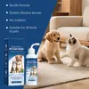 Limpiador de Oídos para Mascotas Perro Gato Canal Auditivo Limpieza Cuidado Solución Fórmula Suave Olor a Oído Suministros para Limpieza de Oídos de Mascotas