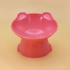 Tazón para Gato Tazón de Plástico para Comida de Gato Bebedero de Agua Boca Inclinada Patas Altas Tazón para Arroz de Comida para Mascotas Perro Protege los Utensilios para Alimentos para Evitar que se Vuelquen