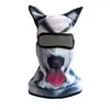 Mascarilla Facial con Patrón de Animales 3D Transfronteriza, Mascarilla Facial con Protección Solar, Diversión al Aire Libre, Imprescindible para Viajes de Verano, Protector de Cabeza para Ciclismo