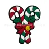 Nuevo Zueco Navideño Zapato Hebilla de Flor para Zapato Hebilla Decorativa de Flor para Zapato de PVC Decoración para Bolso Borg Extraíble