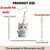 Pendientes Colgantes Gatito Espacial Transfronterizos Accesorios Sexy para el Día a Día y Fiestas Regalos de Navidad Adecuados para Mujeres Todas las Estaciones