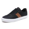 Tênis Masculino Estilo Coreano para Comércio Exterior 2024, Sapatos Versáteis da Moda, Tênis Casuais Respiráveis para Estudantes, Tênis Masculino de Cano Baixo com Blocos de Cor, Leve e Respirável