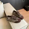 Zapatos de Entrenamiento Alemanes Marrones Retro para Mujer 2026 Nueva Primavera Cómodos de Moda Versátiles Deportivos Casuales Zapatos Forrest Gump Zapatos de Mujer