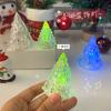 Árbol de Navidad creativo y colorido, luz nocturna, decoración de fiesta navideña, luz de ambiente, adornos de regalo navideño para niños