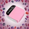 Lámpara de Uñas Recargable Inalámbrica Sf40 Transfronteriza con Diseño de Diamante, Lámpara de Curado UV Inteligente de Alta Potencia, Fuente de Luz Dual LED, Sensor Inteligente