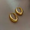 Pendientes Versátiles Minimalistas Geniales Estilo Coreano para Mujer, Aros de Lujo Ligero, Accesorios de Oreja de Personalidad Vintage de Alta Gama